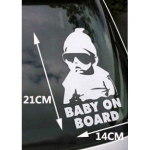 Светоотражающая наклейка «ребенок в машине»